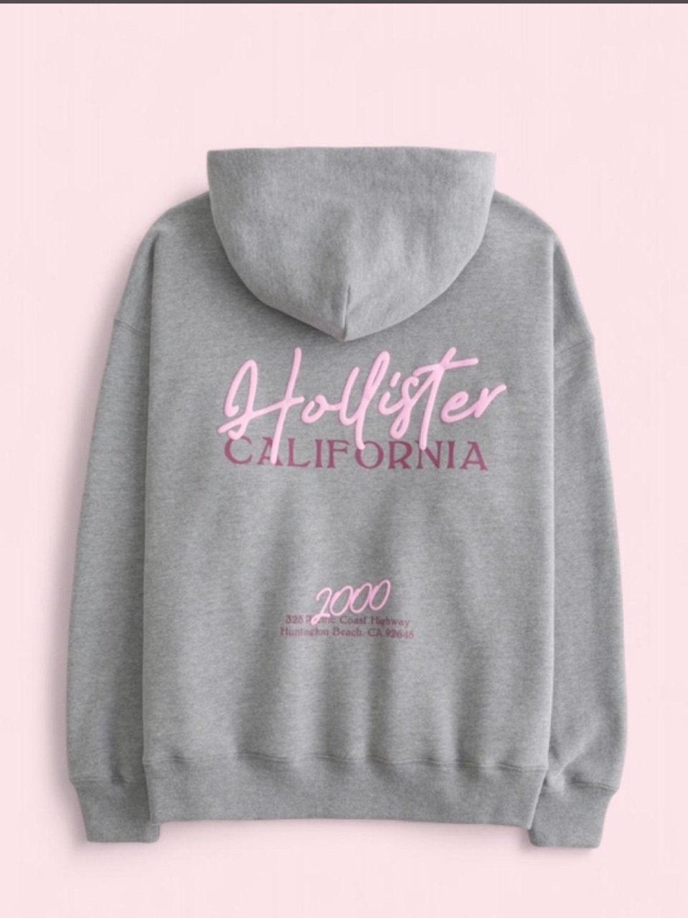 Hollister Feel Good Oversized  Graphic Hoodie